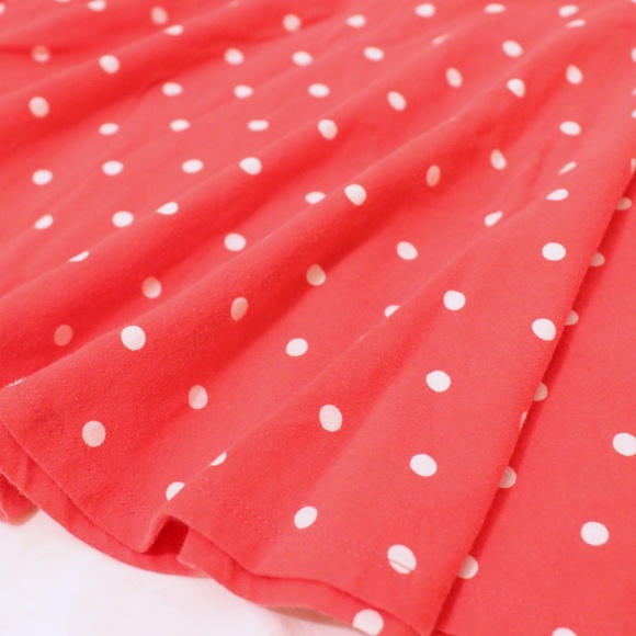 Forever21 Red and White Polka Dot Circle Skater Skirt - Picture 2 of 6
